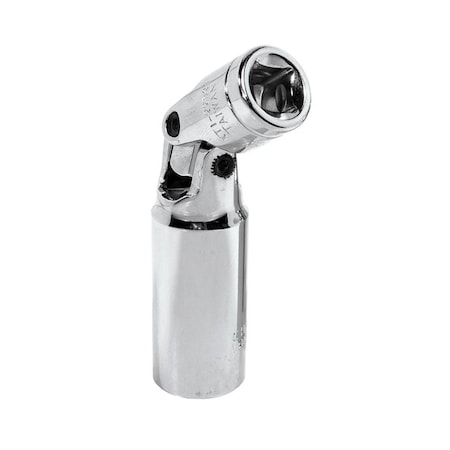K-Tool International 3/8" Drive, 5/8" SAE Socket, 6 Points, Flex Spark Plug 5/8", 6Pt, 3/8"Dr KTI-22521